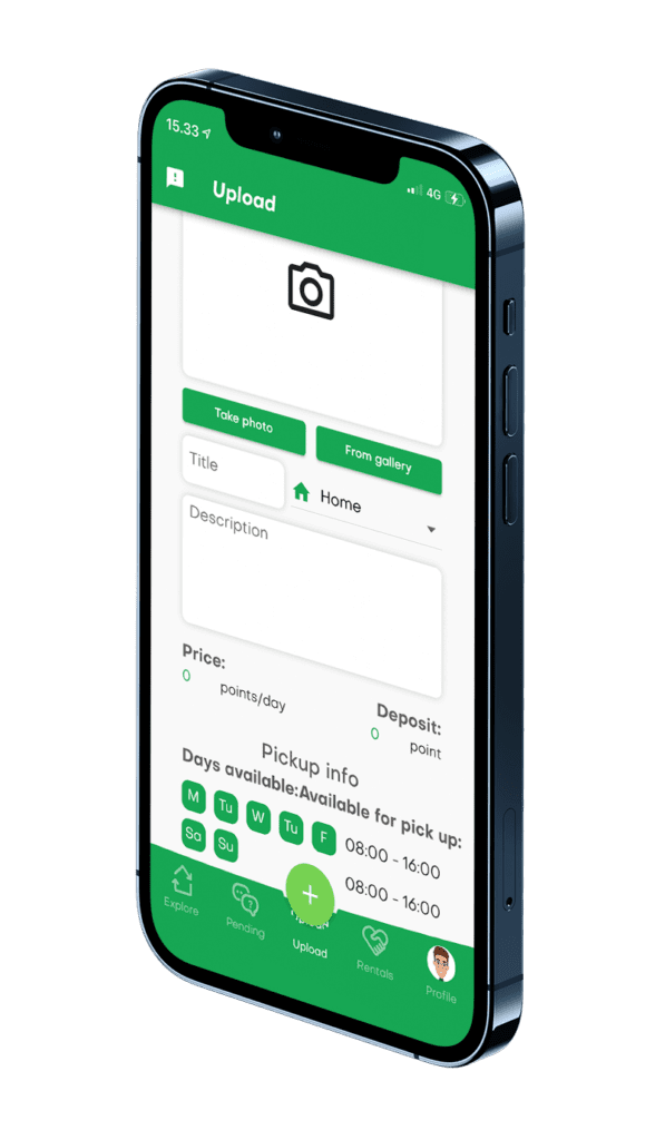 UploadEN The app's upload page